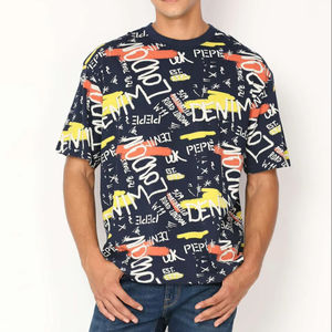 Camiseta Extra Grande con Hombros Caídos, 100% Algodón, Transpirable, Ecológica, con Estampado Personalizado para Hombre, Ropa Urbana de Alta Calidad, Logotipo Personalizado - Product Image 1