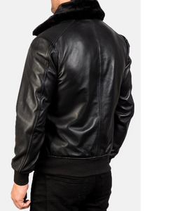 Por encargo de cuero de la motocicleta Chaqueta de los hombres de cremallera de cuero personalizado Hombres Abrigos Chaqueta de cuero al por mayor - Product Image 6