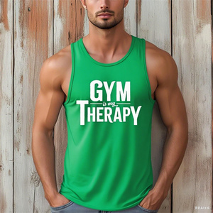 Gilet de fitness graphique pour hommes Gym Train Loose Breathable Sleeveless Shirts Summer Casual Fashion Sport - Product Image 5