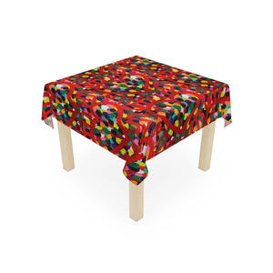 Home Decoration Best Selling 100% Pure Cotton Embroidered Wedding <b>Table</b> <b>Cloths</b> with Personalized Logo - Product Image 5