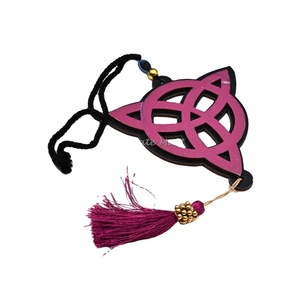 Jaspe rouge sculpté cristal pierre dégringolée polie maison Style Feng Shui décoration de porte suspendue amour guéri mascotte pour voiture maison - Product Image 5