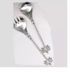New Design Metal Flatware Set New Look Metal Cutlery Set New Deign Stainless Steel Salad Server for Serving Salad in Wholesale - Product Image 6