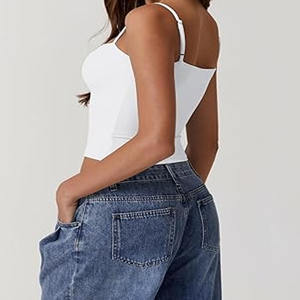 Ropa informal de secado rápido para mujer, camiseta sin mangas a precio al por mayor, la mejor camiseta sin mangas hecha en poliéster para mujer - Product Image 4