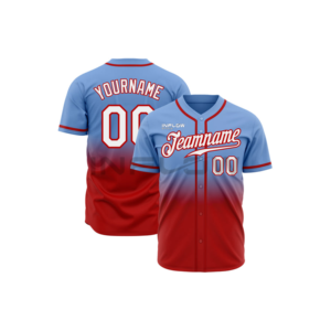 Camiseta de Béisbol Personalizada de Moda, Transpirable, de Poliéster, con Botones, Sublimada - Product Image 4