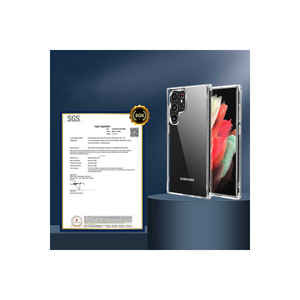 Coque de protection transparente en silicone mat anti-traces de doigts avec dos électroplaqué MRSA Forst pour Samsung Galaxy S22 Ultra - Product Image 3