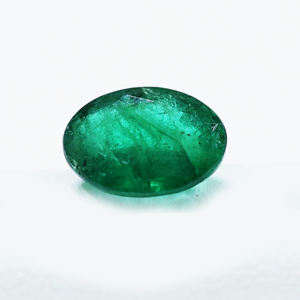 Esmeralda Zambiana 100% Natural de 2.73 Quilates, Forma Ovalada, Color Verde Medio, Piedra de Nacimiento de Mayo para Hacer Colgantes al Mejor Precio - Product Image 1