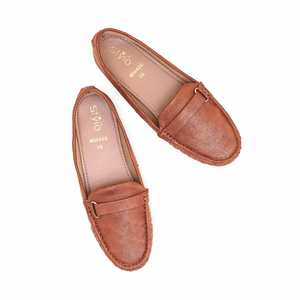 Chandail Mocassin Moutarde pour femme WN4406 - Product Image 1