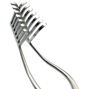 Retractor de cerebelo de acero inoxidable, juego de instrumentos neuroquirúrgicos manuales para una retracción precisa de tejidos - Product Image 5