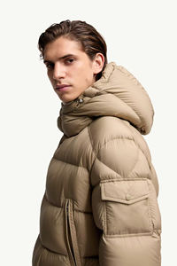 Veste matelassée unisexe à capuche de haute qualité, sur mesure, en gros, confortable, grande taille, par Marfa International - Product Image 2