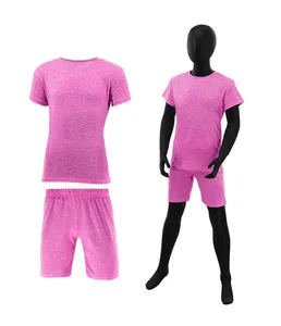 Toptan genç futbol üniforması takımları ve özel renk kombinasyonu baskılı kalite ile % 100% Polyester