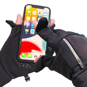 BSCI ถุงมือขี่จักรยานสำหรับฤดูหนาวกันน้ำกันลื่นถุงมือกีฬาหนังแท้ถุงมือนิรภัยเข้ากันได้กับหน้าจอสัมผัส - Product Image 4