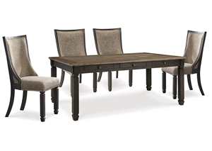 American Style <b>Vintage</b> Solid <b>Wood</b> Teak Mahogany Dining Room Set Luxury High Quality Furniture for Kitchen Living Room Home Hotel - Product Image 4