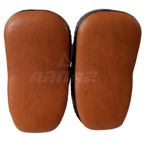 2025 dernière conception 100% haute qualité en cuir véritable Muay Thai Kick Pads meilleure vente boxe Thai kick Pads - Product Image 3