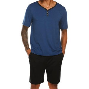Offre Spéciale grande taille hommes décontracté ensembles courts personnalisé été deux pièces respirant doux brodé Shorts Option pour grande taille - Product Image 3