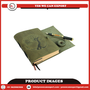 Newest Trending Leather Journal Writing <b>Notebook</b> Antique Deckle Edge Paper Vintage Leather Journal <b>With</b> <b>Lock</b> Closure for Sale - Product Image 6