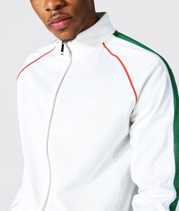 Survêtements pour hommes OEM combinaison de jogging avec fermetures éclair survêtement veste avec logo personnalisé survêtements pour hommes avec logo personnalisé - Product Image 3
