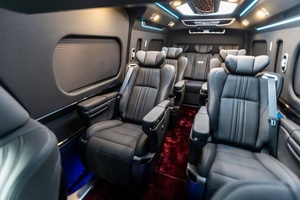 Minibus de Luxe VIP 2025 - Noir - Gris Métallisé - Moteur Diesel/Essence - Conduite à Gauche - Cuir - Transmission Automatique - Émissions Euro V - Prêt à l'Exportation - Product Image 3