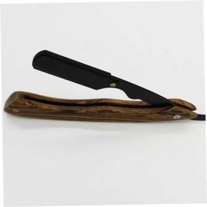 มีดโกนหนวดตรงสำหรับผู้ชายร้านตัดผมพร้อมใบมีดสำหรับผู้ชายแบบพกพาประหยัดพื้นที่ - Product Image 2