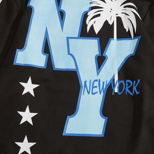 เสื้อสเวตเตอร์ผ้าฝ้ายขนแกะสำหรับฤดูหนาวเสื้อสเวตเตอร์ผ้าฝ้ายโอเวอร์ไซส์แขนยาวปักโลโก้ผ้าปะติดกราฟิกตามสั่งสำหรับ100% - Product Image 3