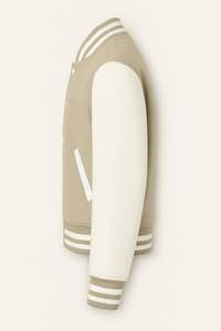 Veste avec manches en similicuir Varsity Baseball Jacket Cotton Blend Letterman Jackets Custom - Product Image 4