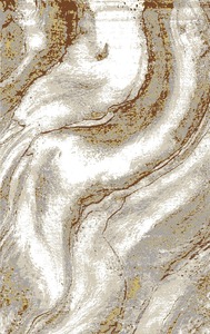 Tapis Adiva turc en polyester shaggy, tissé jacquard, fabriqué à la machine, à poils longs, rembourré, réversible, lavable, antidérapant, antimicrobien - Product Image 4