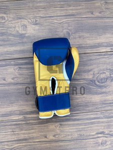 맞춤형 천연 가죽 손잡이 조절 가능한 손목 스트랩 풀 핑거 후크 루프 클로저 경량 복싱 글러브 성인용 - Product Image 2