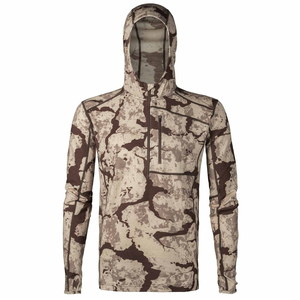 Sweat à capuche de chasse pour homme, léger, respirant, de haute qualité, avec logo personnalisé, imprimé numérique intégral motif arbre, imperméable - Product Image 4