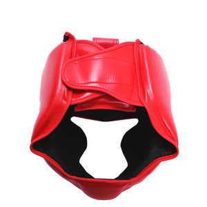 Casco Modular de Cuero PVC de Venta Caliente, Protector de Cabeza de Color Personalizado para Entrenamiento de Boxeo y Deportes de Combate - Product Image 4
