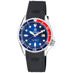 Reloj Pro Sea Diver 200 con Correa de Silicona, Color Azul Profundo, 41 mm, Elegante y Duradero - Product Image 1