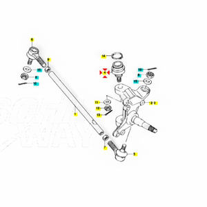 Rótula de Metal Original SUZUKI para LT-Z LT-A Delantera y Trasera 51210-31G10-000 Nueva Condición Material de Acero con Resorte - Product Image 3