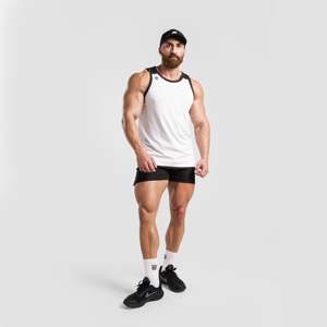Débardeur de musculation XL pour homme, respirant, noir, motif 3D, col à capuche, en polyester, coton et élasthanne, maille pour la performance - Product Image 6