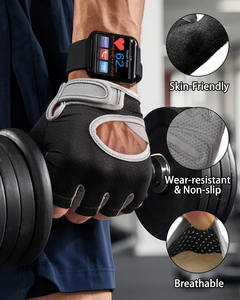 Guantes Deportivos Personalizados al por Mayor para Hombre y Mujer, Medios Dedos, Transpirables, Antideslizantes, para Gimnasio, Entrenamiento Físico, OEM - Product Image 2