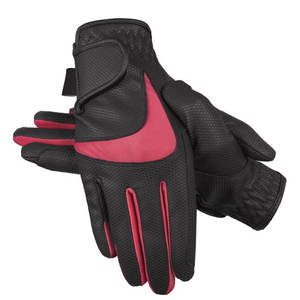 Guantes de equitación deportivos de nuevo diseño de alta calidad, cuero genuino, precio al por mayor, precio barato, brida de caballo de cuero genuino - Product Image 4