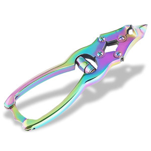 กรรไกรตัดเล็บหัวตัดเล็บไทเทเนียมพลาสม่าหลากสี13ซม. 4ทางขันเล็บสั้นลงอย่างยั่งยืน - Product Image 1