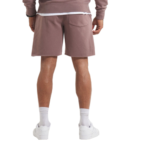 Shorts de survêtement décontractés pour hommes 100% coton, confortables, de haute qualité, respirants, séchage rapide, taille mi-haute, fermeture à cordon, tricot uni - Product Image 3