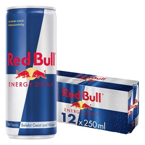 Red Bull Classic Boîtes de 250ml et 500ml Bouteille de boisson énergisante en toutes langues avec texte Boîte d'emballage Offre de réduction disponible - Product Image 6