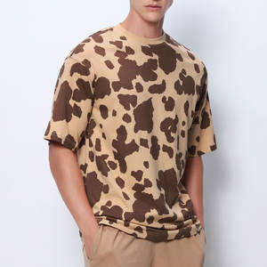 Camisetas Formales Personalizadas para Hombre, Cuello Redondo, Manga Corta, Corte Holgado, 100% Algodón, Transpirables, Venta al Por Mayor de Fábrica - Product Image 2