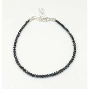 Black Diamond Faceted <b>Beads</b> <b>Bracelet</b> Elegant and Luxurious Diamond <b>Bracelets</b> & Bangles - Product Image 2