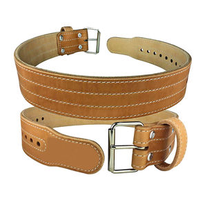 2025 Customized Cowhide Power Lifting Belt Breathable Gym <b>Waist</b> <b>Support</b> Professional Protection Soft Type QASWA SPORTS Weight - Product Image 3