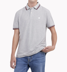 Polo pour homme, personnalisé OEM, 100% coton, brodé, poids lourd, dernier modèle, respirant, doux, tricoté, manches courtes, décontracté, golf, XL - Product Image 6