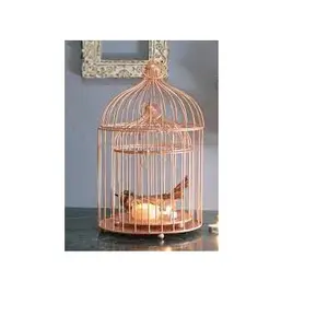 Cages à oiseaux décoratives indiennes artisanales à vendre, Cages pour animaux de compagnie de qualité Durable disponibles en forme et taille personnalisées
