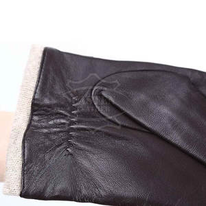 Best Selling New Arrival Winter <b>Warm</b> Leather <b>Gloves</b> Casual Plain Style Top Seller - Product Image 4