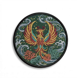 Patch brodé personnalisé en gros, de haute qualité, écologique, léger, en toile, à coudre sur les vêtements, les vestes, les chapeaux - Product Image 1
