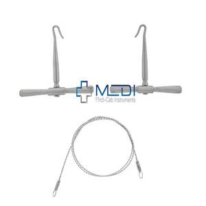 Juego de cables de sierra Gigli ortopédica de acero inoxidable de alta calidad, potencia Manual, estándar de seguridad MOL libre de óxido y reutilizable - Product Image 3