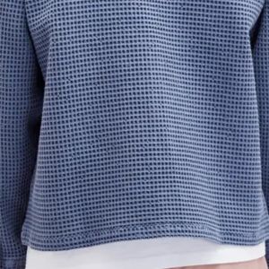 Elegante camisa de gofres para hombre: de alta calidad, suave y perfecta para uso diario y actividades al aire libre - Product Image 5