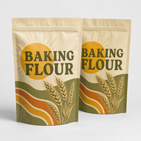 Sachets Doypack en Mylar refermables pour farine de boulangerie, qualité alimentaire, anti-humidité, emballage personnalisé pour aliments pour animaux de compagnie et chewing-gum - Vente en gros