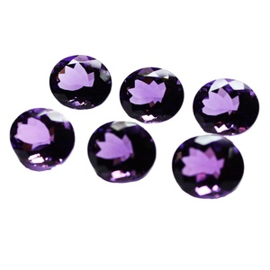 Accesorios de joyería DIY de alta calidad, amatista púrpura Natural, corte ovalado, corte facetado, lote de piedras preciosas sueltas a la venta, precios de fábrica - Product Image 2