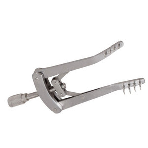 Retractor Autoajustable Alm 4x4 con Puntas Semisafiladas de Acero Inoxidable, Instrumentos Quirúrgicos de Plástico, Base Metálica PE-ASR-0004 CE - Product Image 6