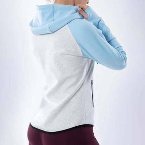 Nueva llegada 2026 sudaderas con capucha de la mejor calidad sudaderas con cremallera transpirable de lana de algodón largo para mujer diseño personalizado - Product Image 4