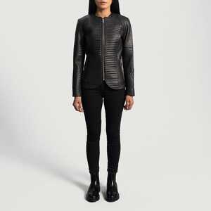 <b>Top</b> quality luxury long sleeve Custom Made stylish Design beautiful color <b>Women</b> Clothing High Quality 2025 Leather jackets - Product Image 3